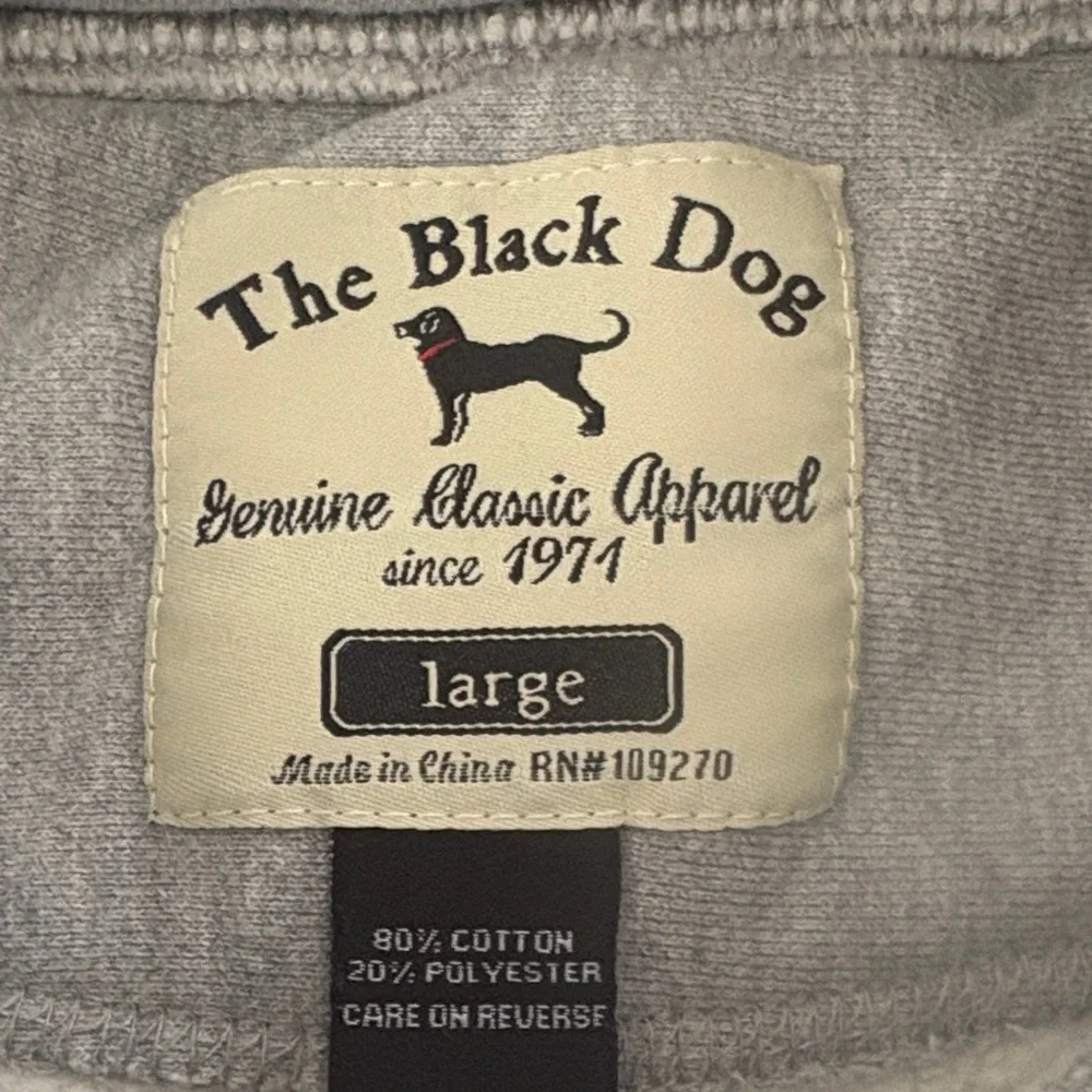 BLACK DOG Gray Hoodie. Like new and only worn 1x! - Picture 3 of 3